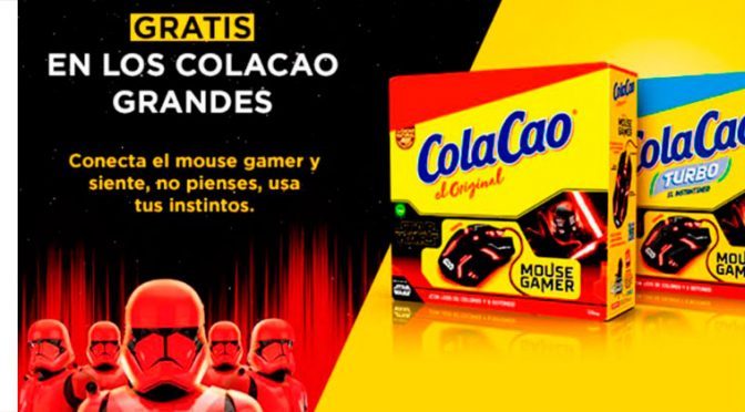 Promoción Mouse Gamer ColaCao