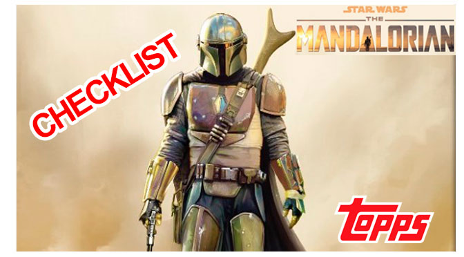 Checklist Colección Topps Star Wars The Mandalorian (versión europea)