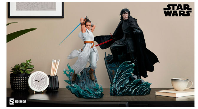 Nuevas estatuas Star Wars: The Rise of Skywalker de Sideshow