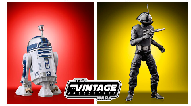 Nuevas The Vintage Collection Imperial Gunner y R2-D2 (Sensorscope)